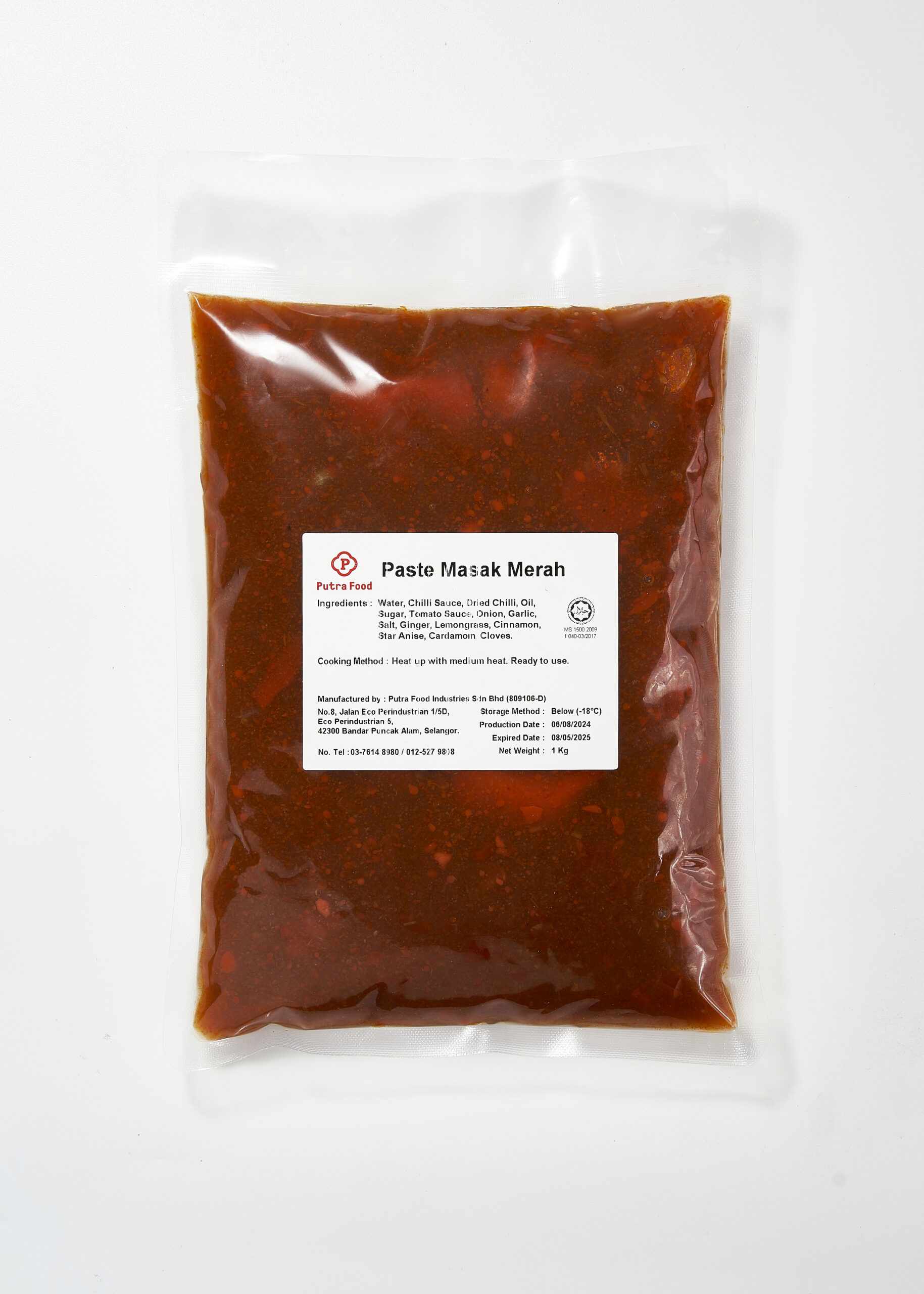 Paste Ayam Masak Merah 1kg [Pre Order - 4 Working Days]