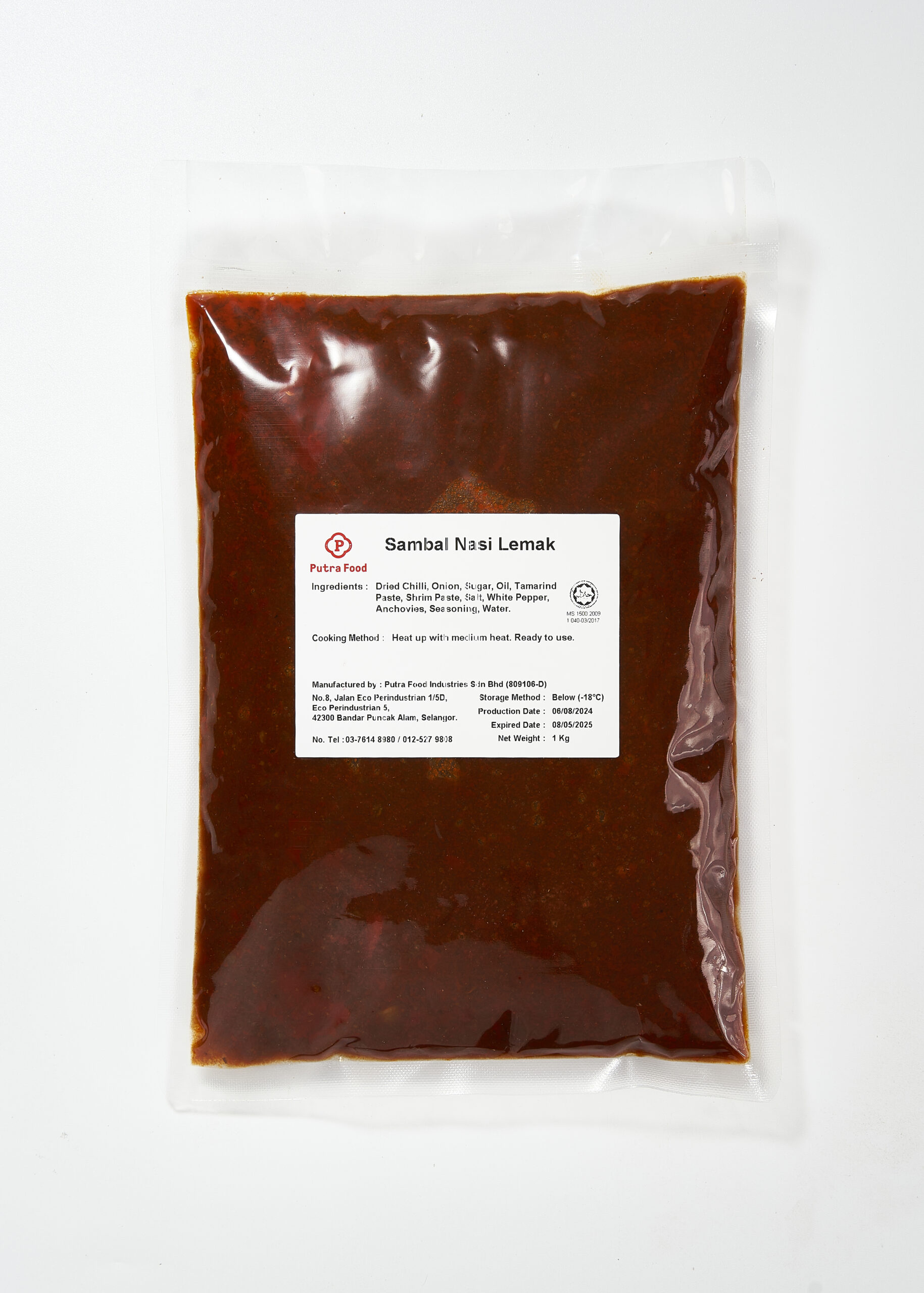 Sambal Nasi Lemak 1kg