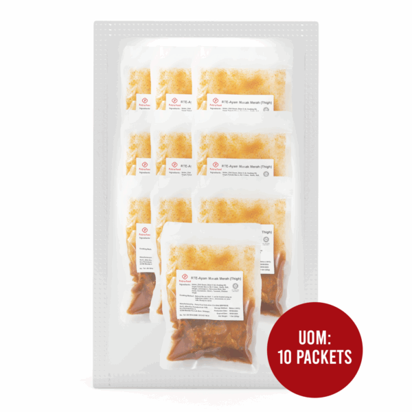 RTE-Ayam Masak Merah Thigh 200g (10pkt)