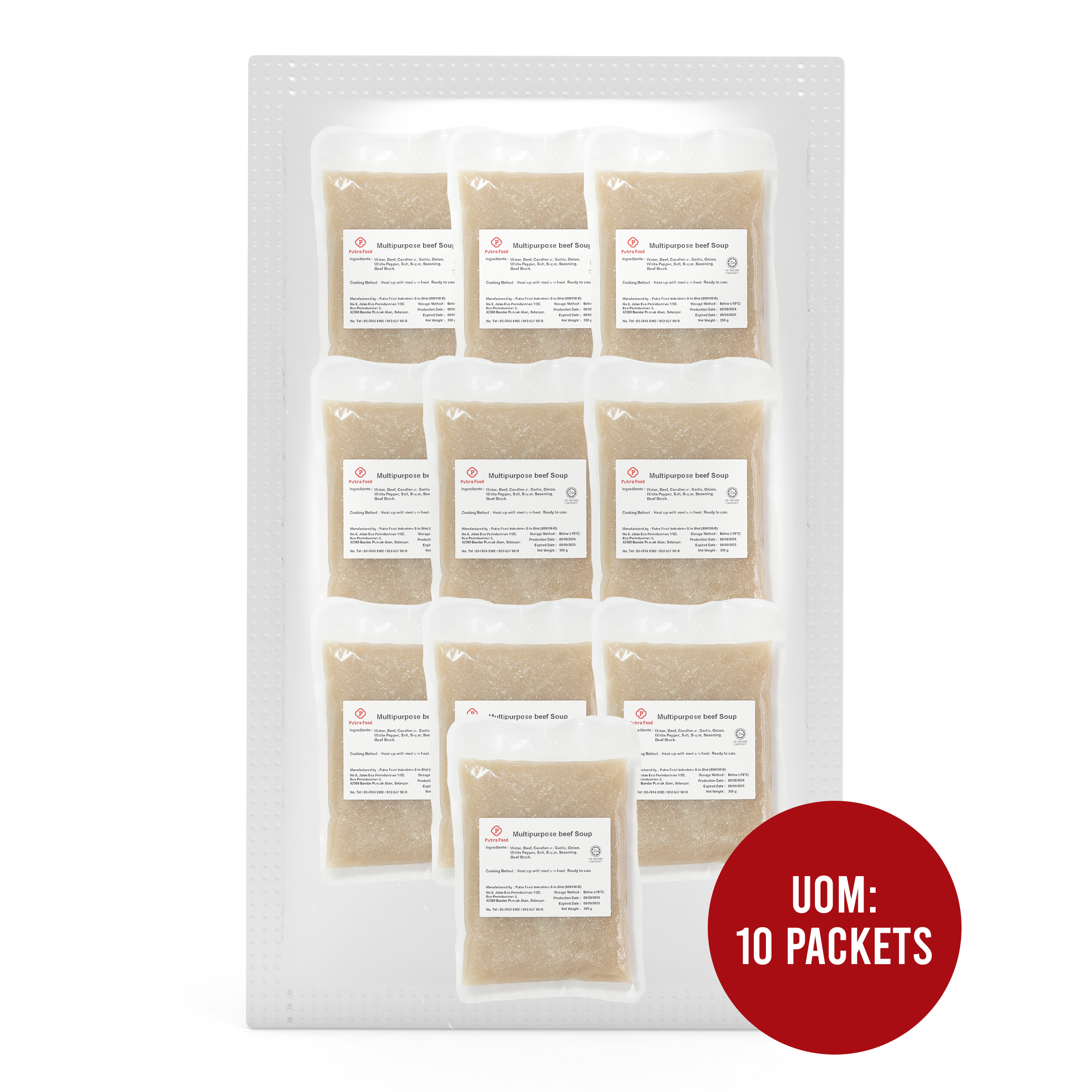 Multipurpose Beef Soup 350g (10pkt)