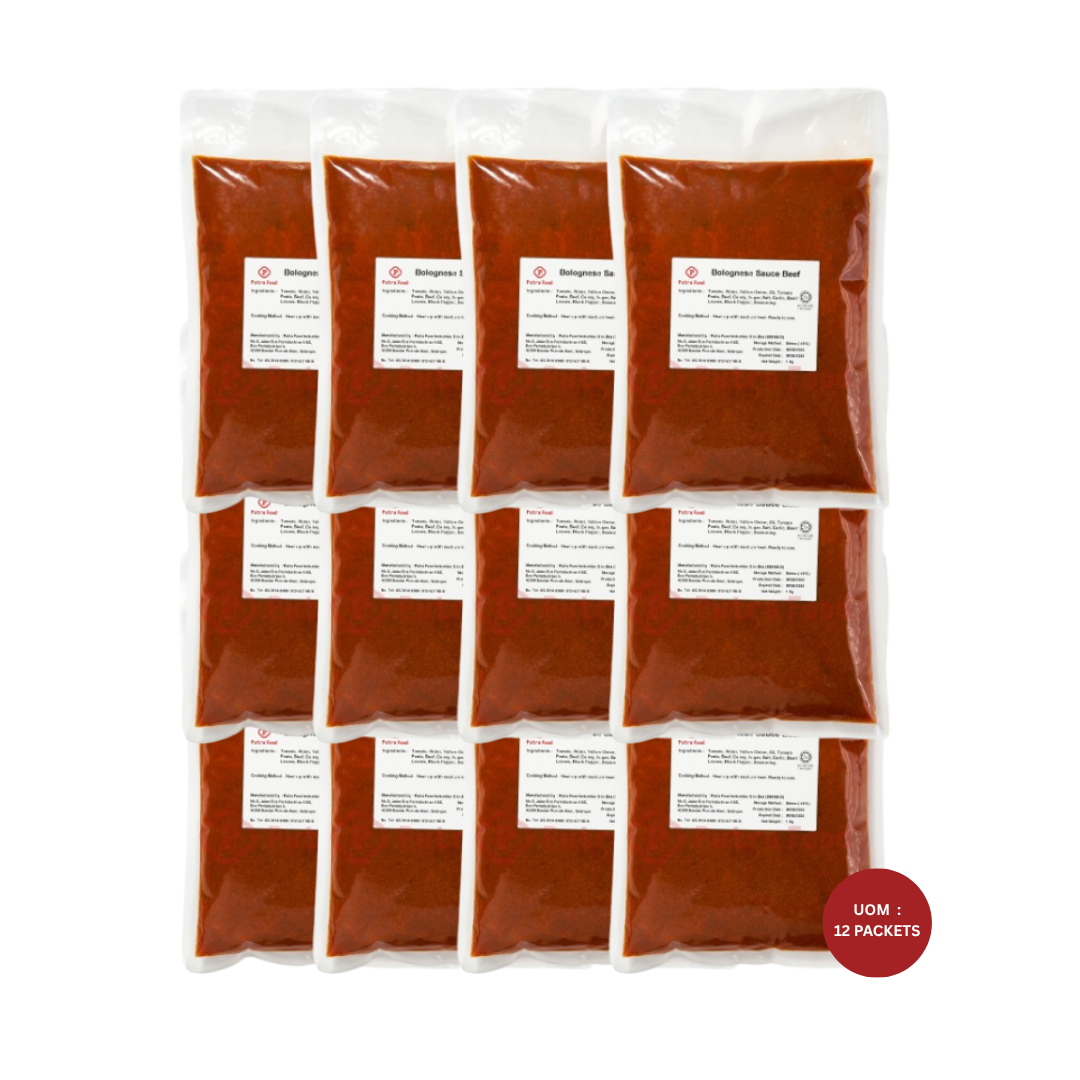 Bolognese Sauce (Beef) 1kg (12pkt)