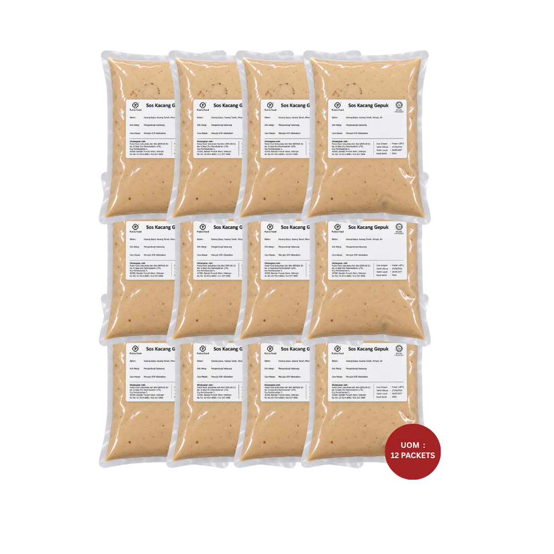 Sos Kacang Gepuk 1kg (12pkt)