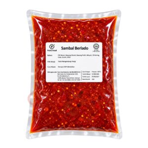 Sambal Berlado (Paru & Others) 1kg [Pre Order - 4 Working Days]